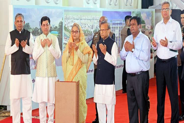 ৪ প্রকল্পের ভিত্তিপ্রস্তর স্থাপন প্রধানমন্ত্রীর